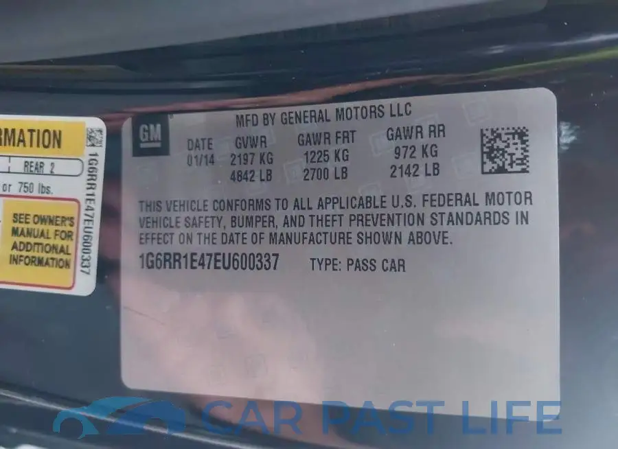 1G6RR1E47EU600337# 9