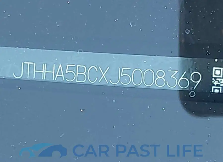 JTHHA5BCXJ5008369# 9