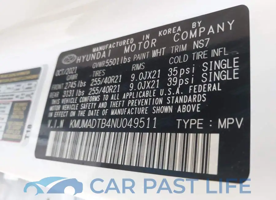 KMUMADTB4NU049511# 9