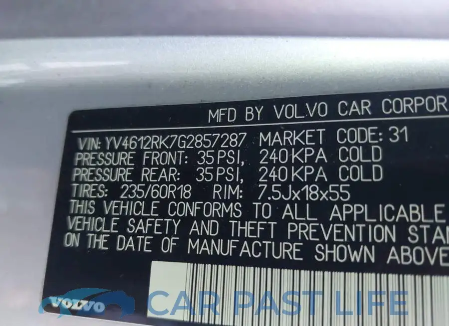YV4612RK7G2857287# 9