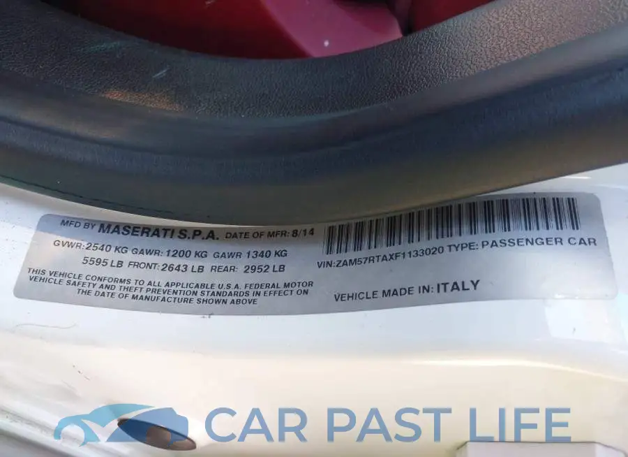ZAM57RTAXF1133020# 9