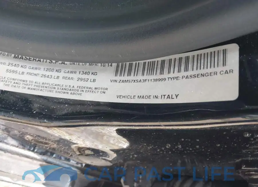 ZAM57XSA3F1138999# 9