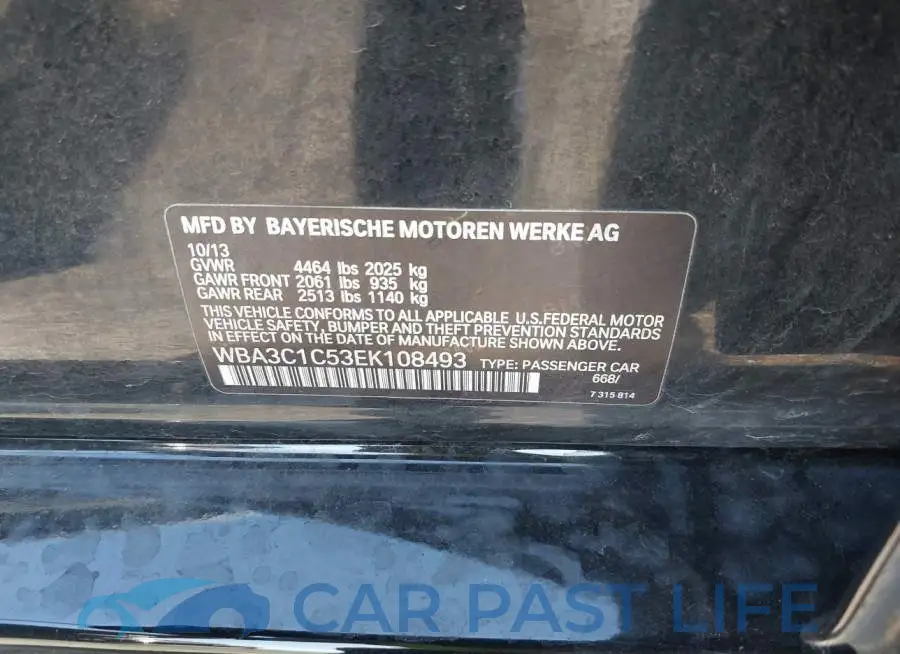 WBA3C1C53EK108493# 9