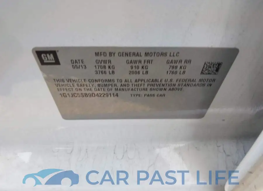 1G1JC5SB9D4229114# 9