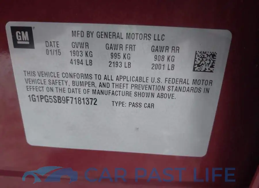 1G1PG5SB9F7181372# 9