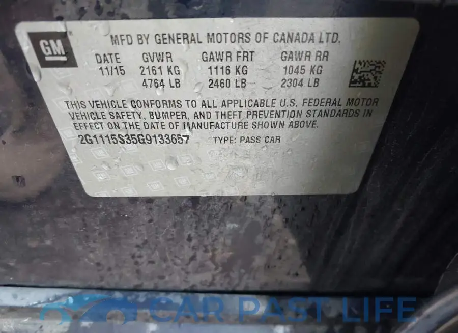 2G1115S35G9133657# 9