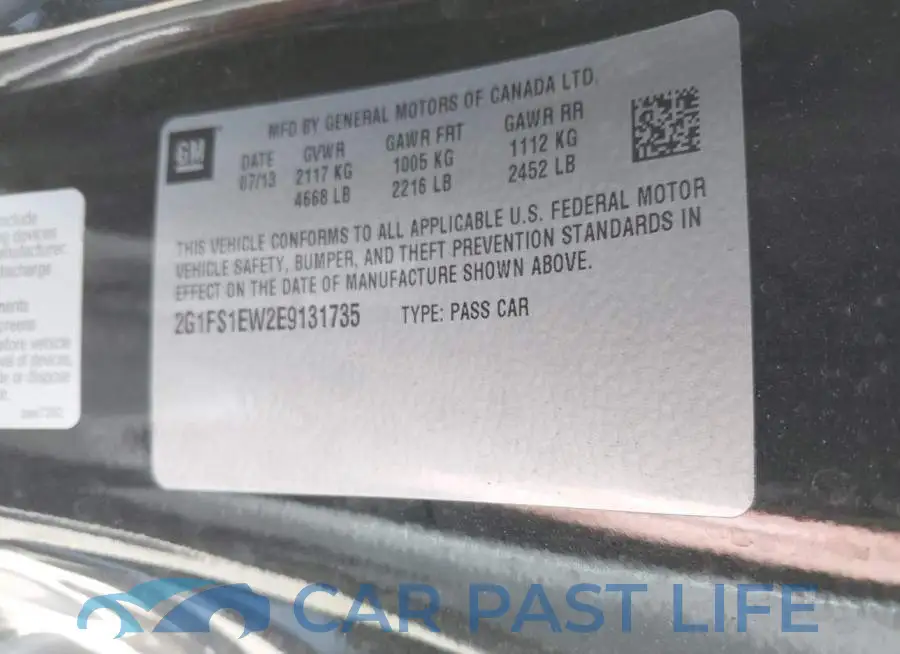 2G1FS1EW2E9131735# 9