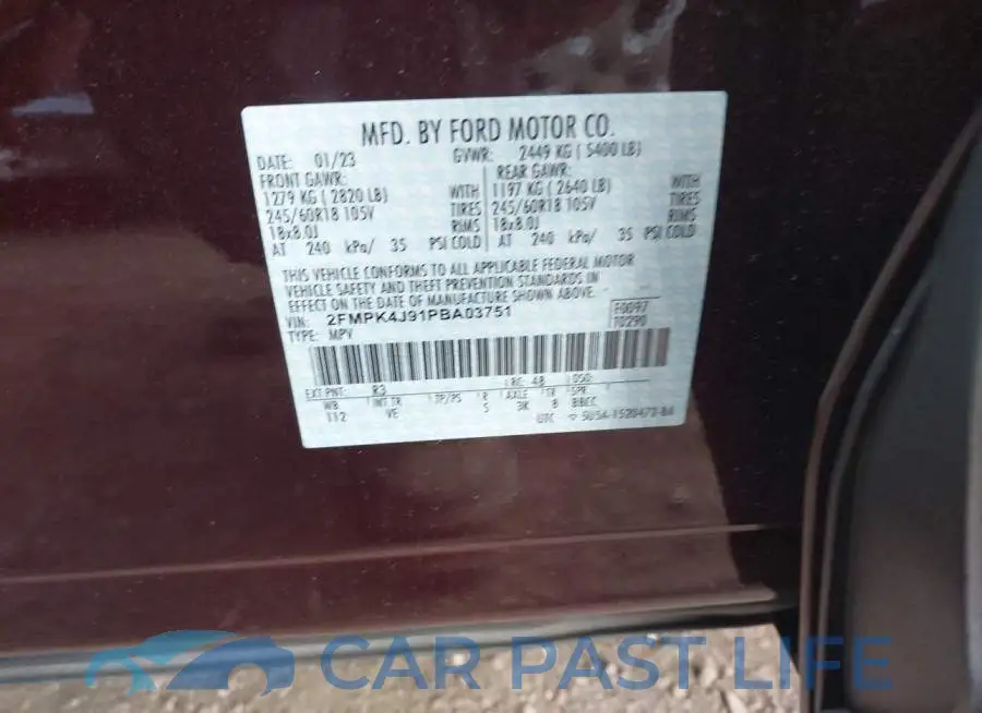 2FMPK4J91PBA03751# 9