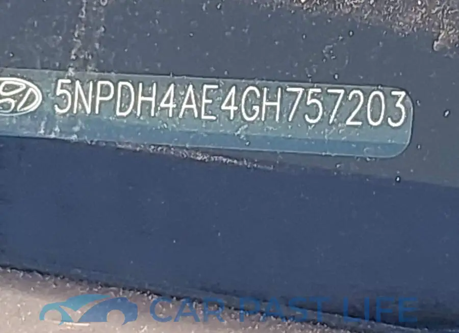 5NPDH4AE4GH757203# 9
