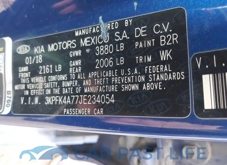 3KPFK4A77JE234054# 9
