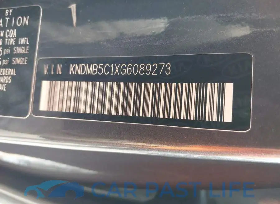 KNDMB5C1XG6089273# 9