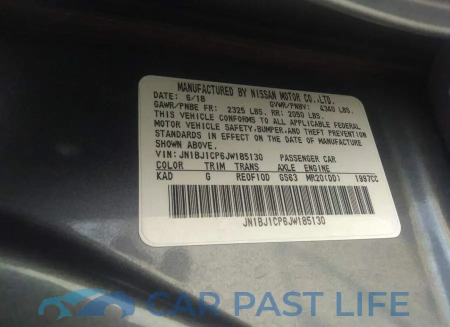JN1BJ1CP6JW185130# 9