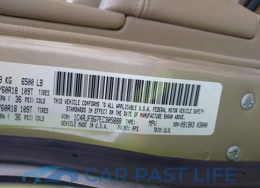 1C4RJFBG7EC305888# 9