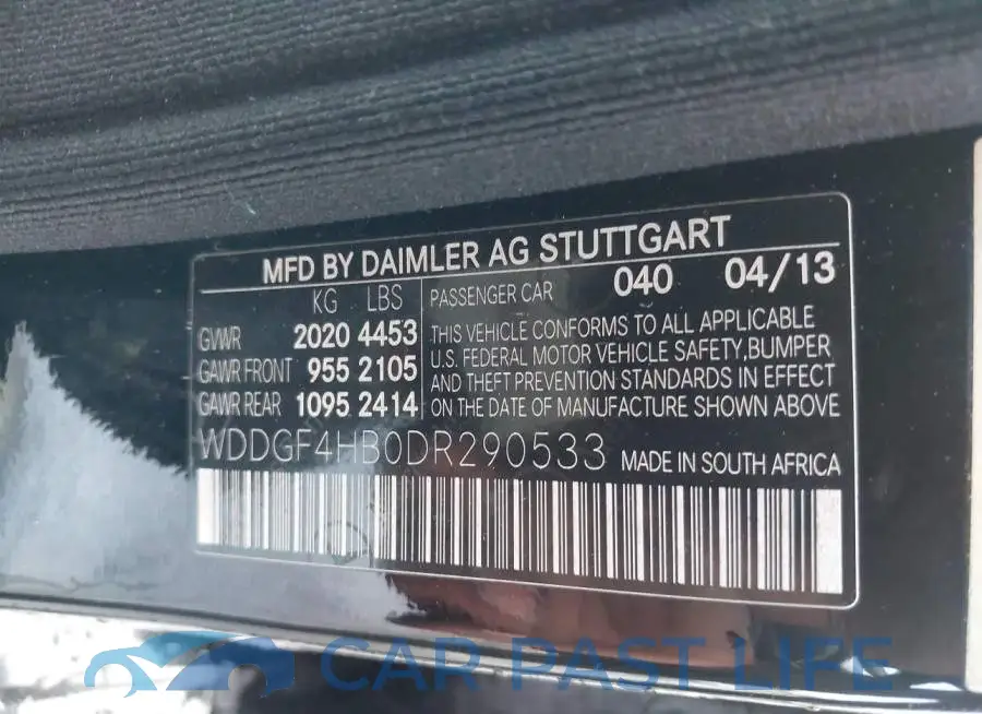 WDDGF4HB0DR290533# 9