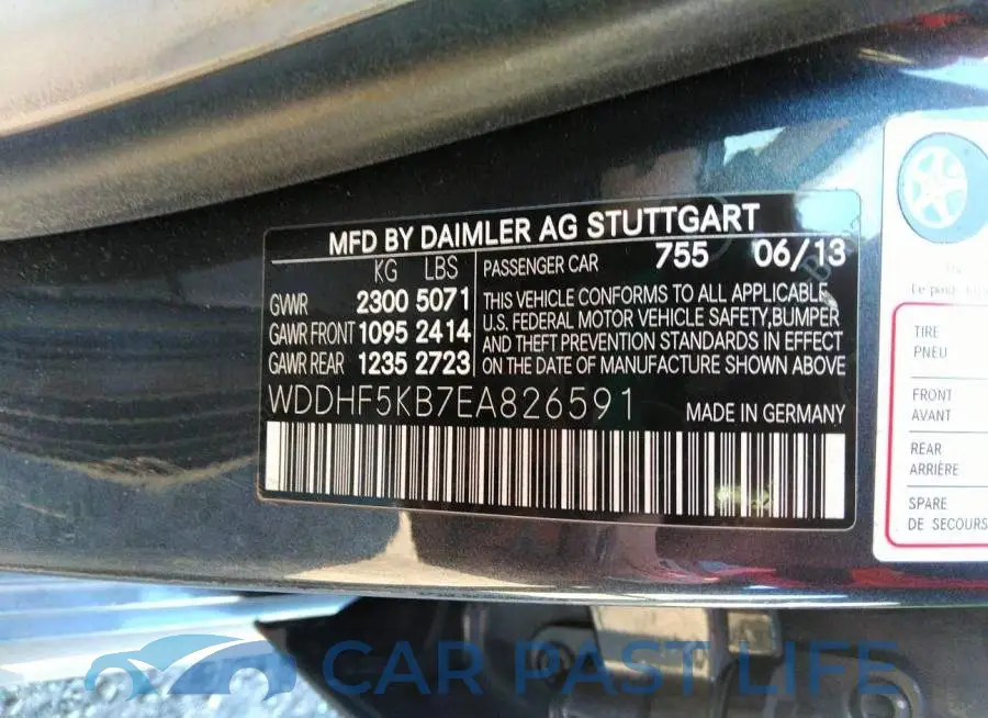 WDDHF5KB7EA826591# 9