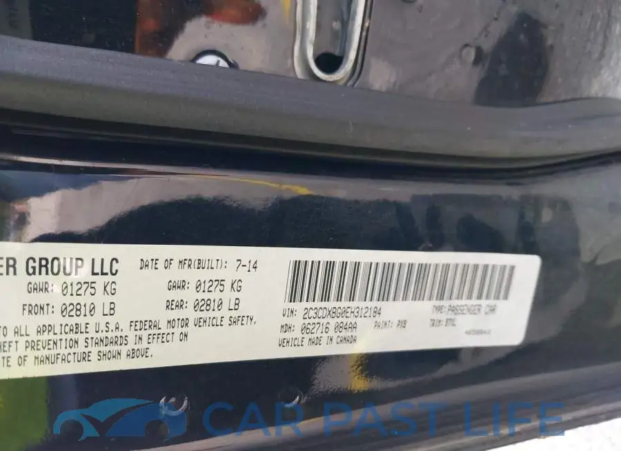 2C3CDXBG0EH312184# 9
