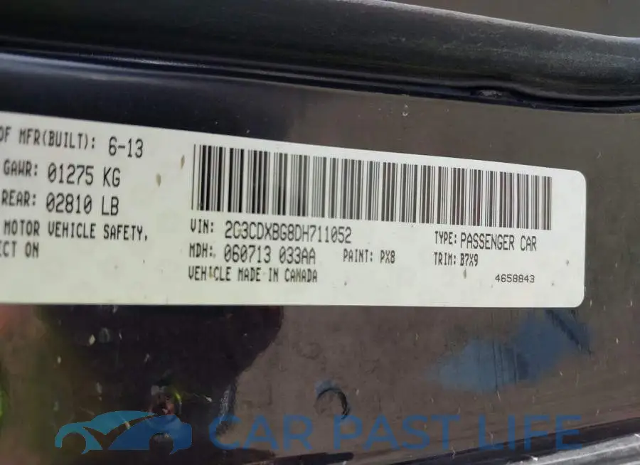 2C3CDXBG8DH711052# 9