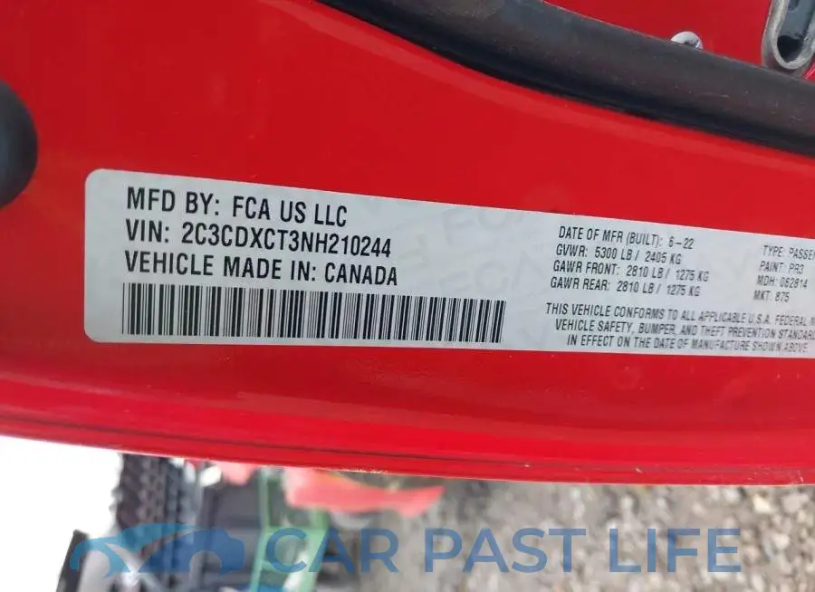 2C3CDXCT3NH210244# 9