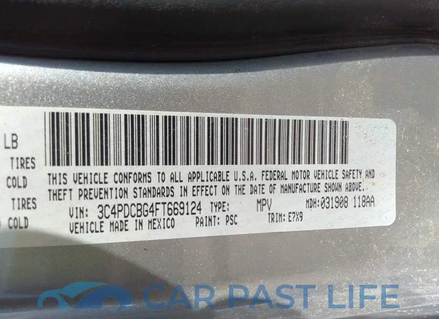3C4PDCBG4FT669124# 9