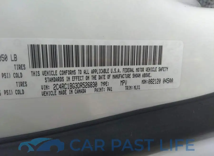 2C4RC1BG3DR526830# 9