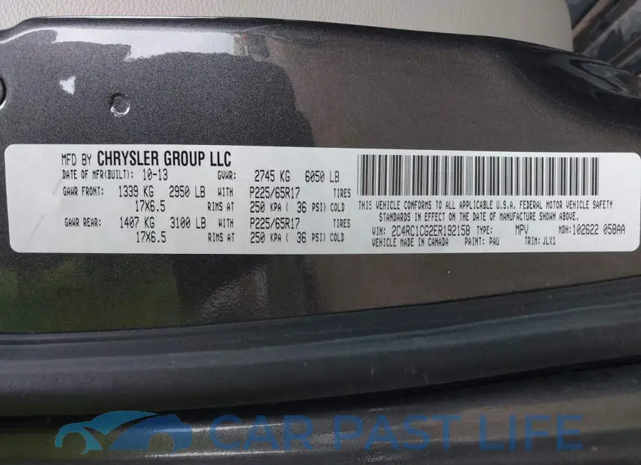 2C4RC1CG2ER192158# 9