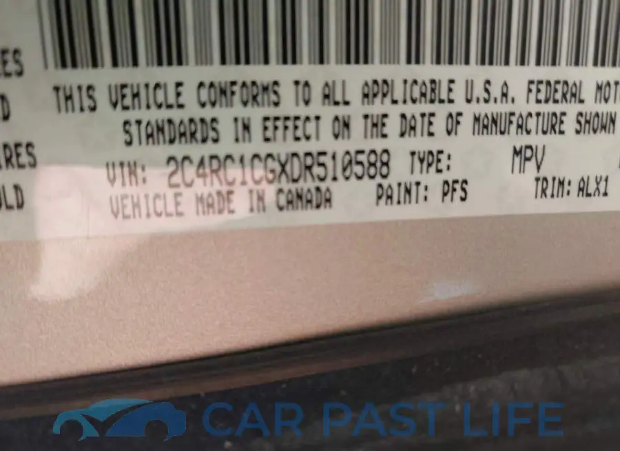 2C4RC1CGXDR510588# 9