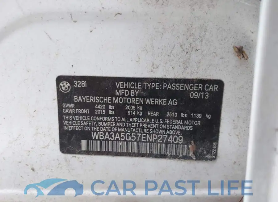 WBA3A5G57ENP27409# 9