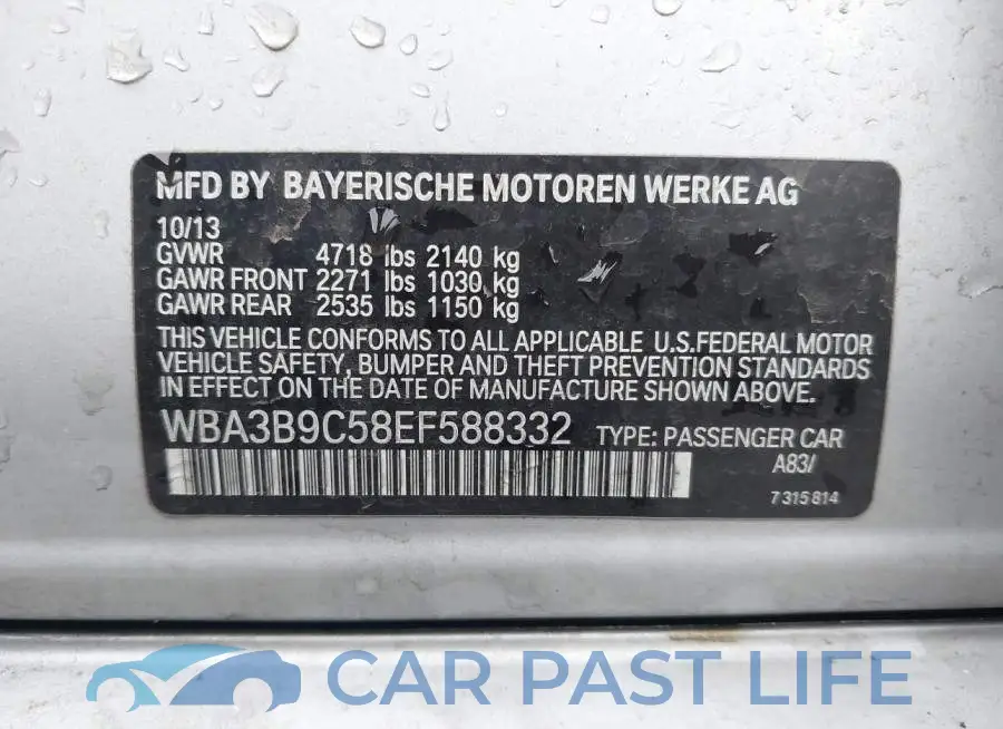 WBA3B9C58EF588332# 9