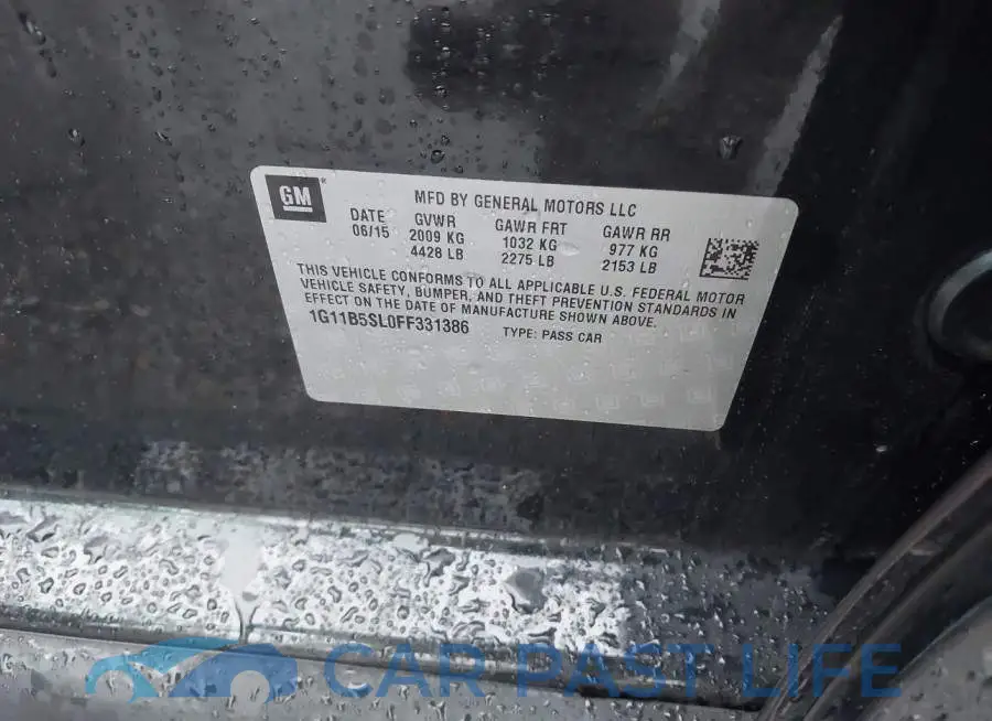 1G11B5SL0FF331386# 9