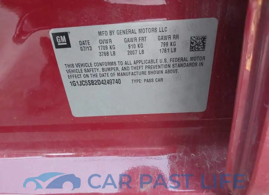 1G1JC5SB2D4249740# 9