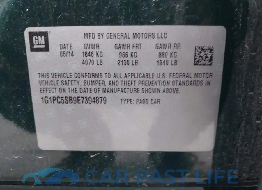 1G1PC5SB9E7394879# 9