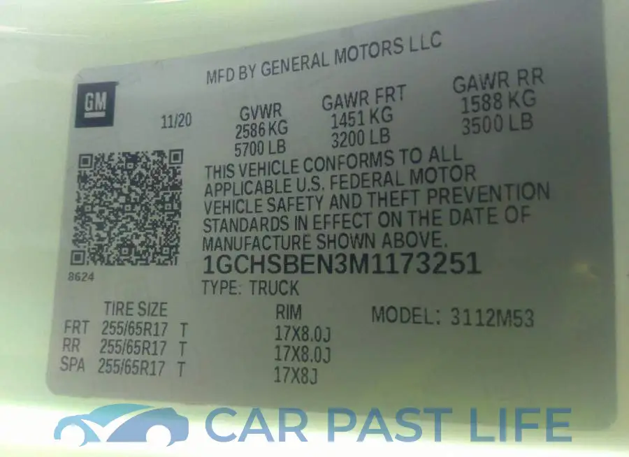 1GCHSBEN3M1173251# 9