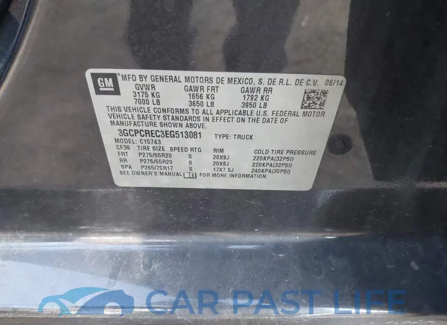 3GCPCREC3EG513081# 9