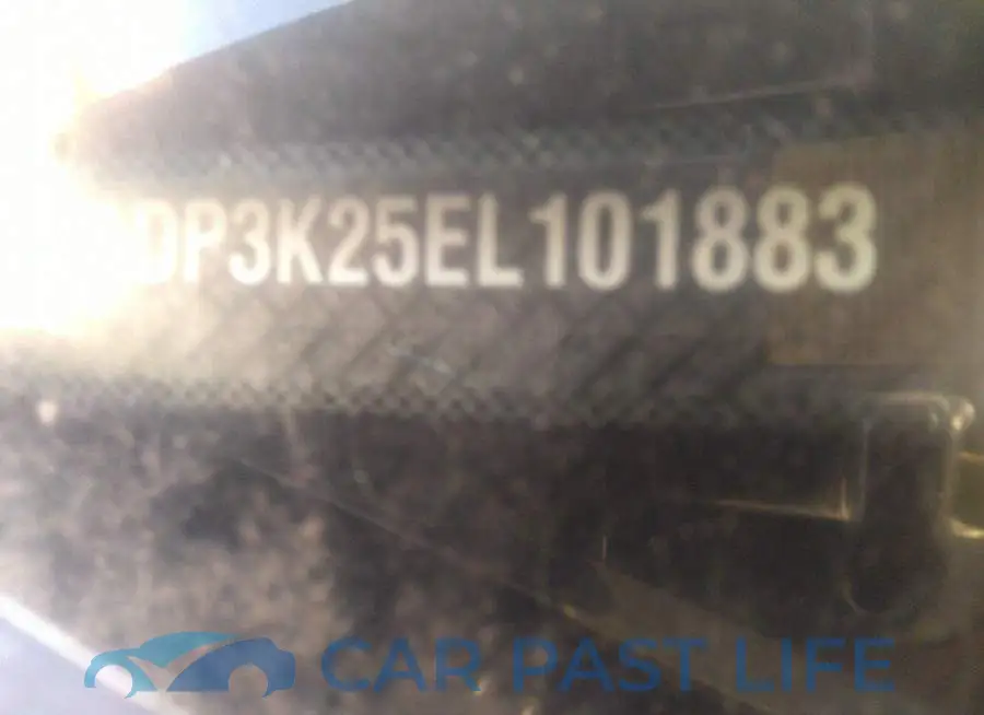 1FADP3K25EL101883# 9
