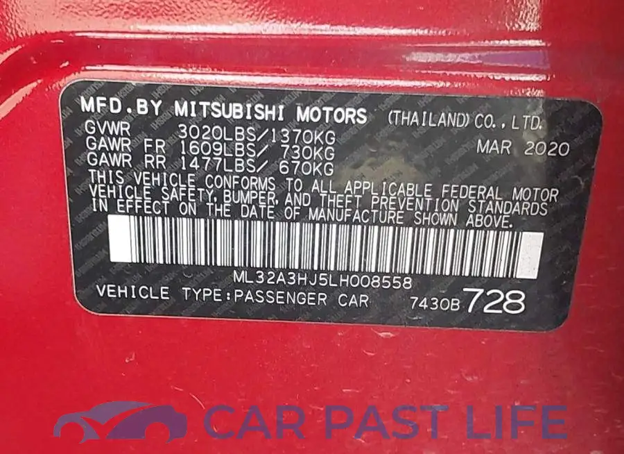 ML32A3HJ5LH008558# 9