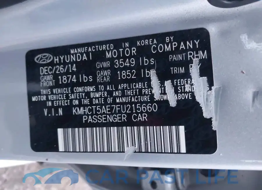 KMHCT5AE7FU215660# 9