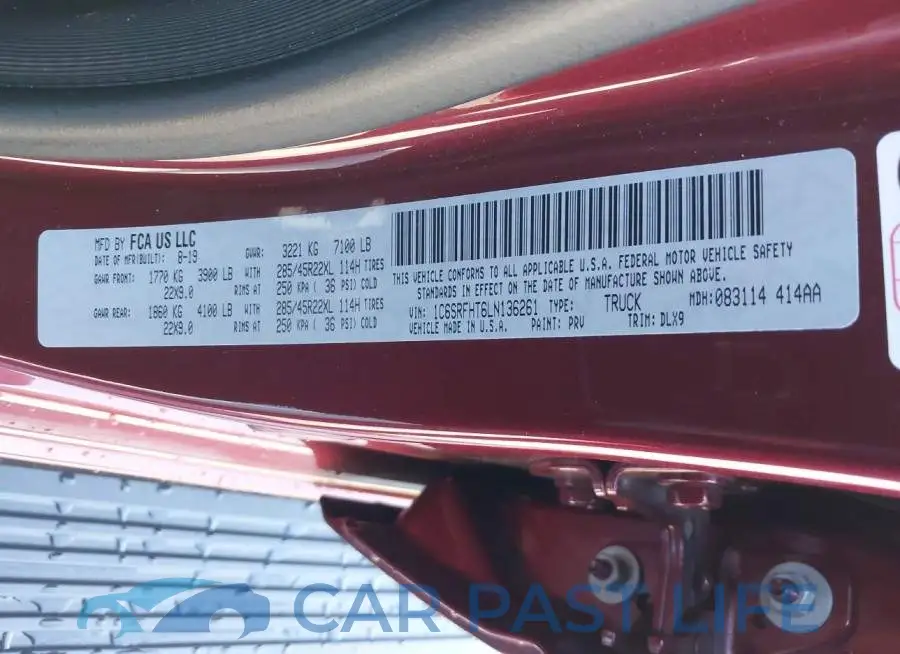 1C6SRFHT6LN136261# 9
