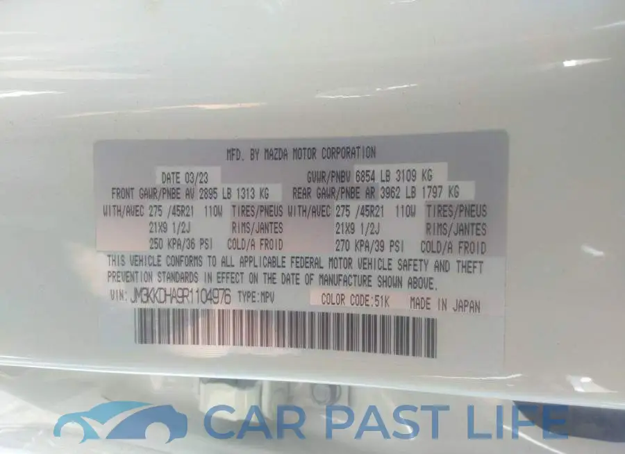 JM3KKDHA9R1104976# 9