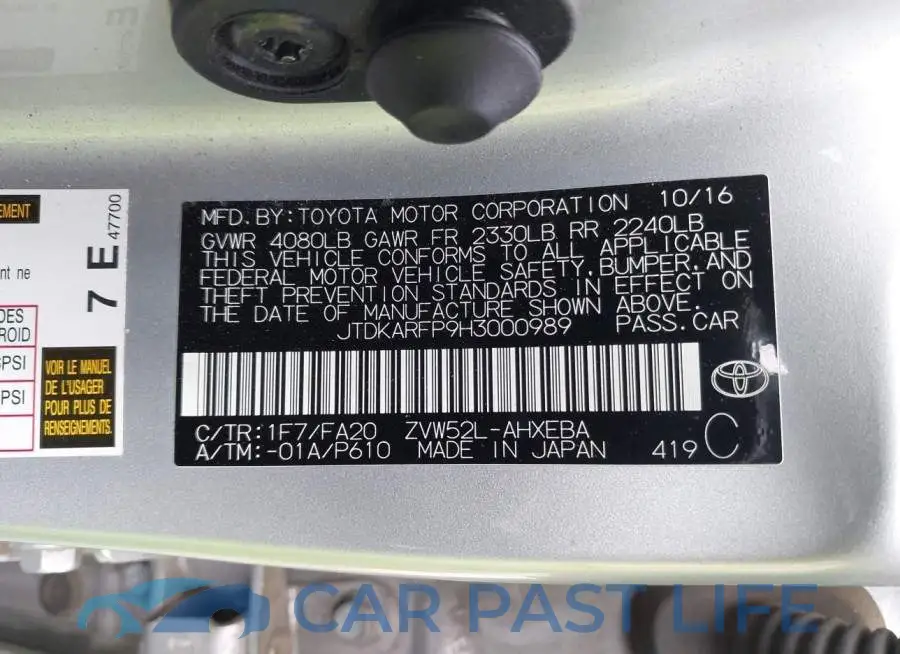 JTDKARFP9H3000989# 9