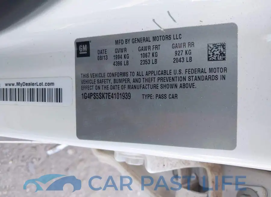 1G4PS5SK7E4101939# 9