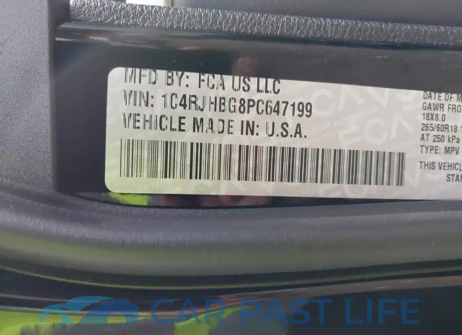 1C4RJHBG8PC647199# 9