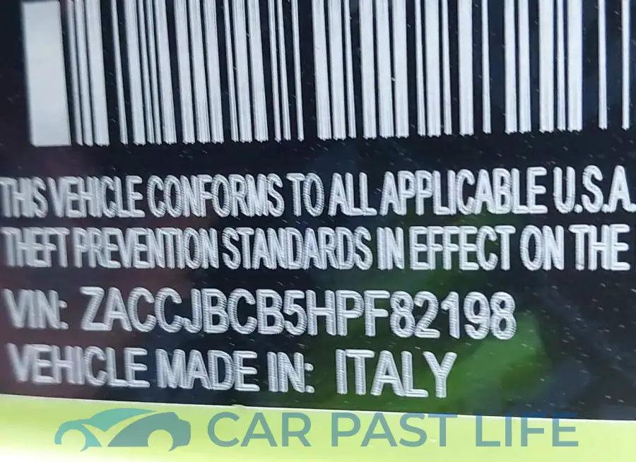 ZACCJBCB5HPF82198# 9