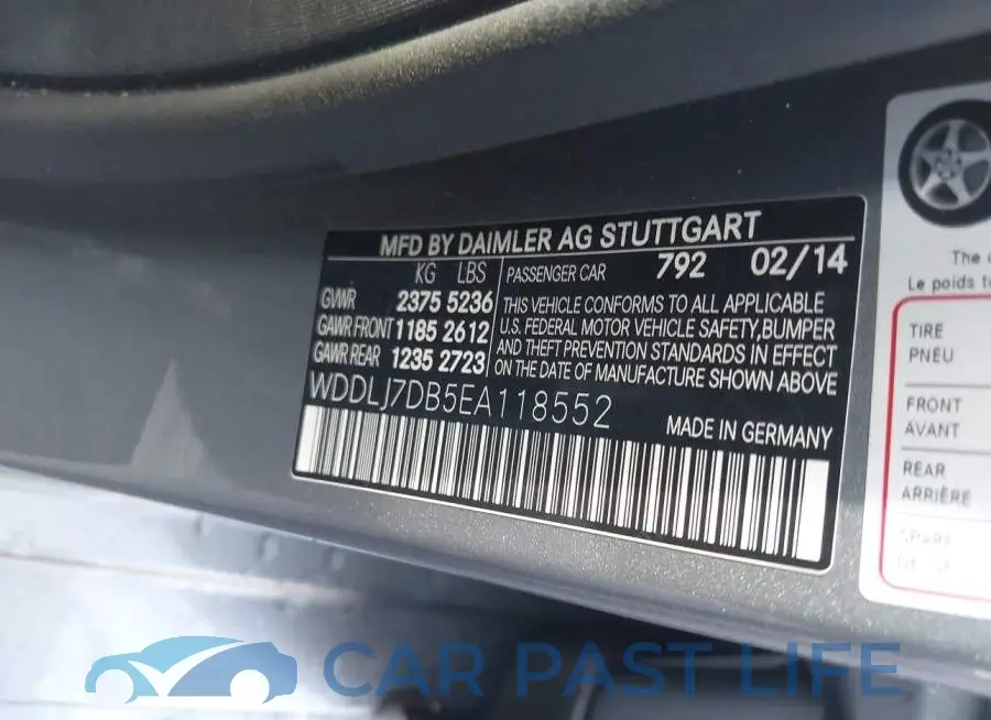 WDDLJ7DB5EA118552# 9