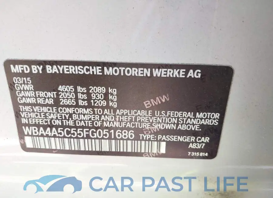 WBA4A5C55FG051686# 9