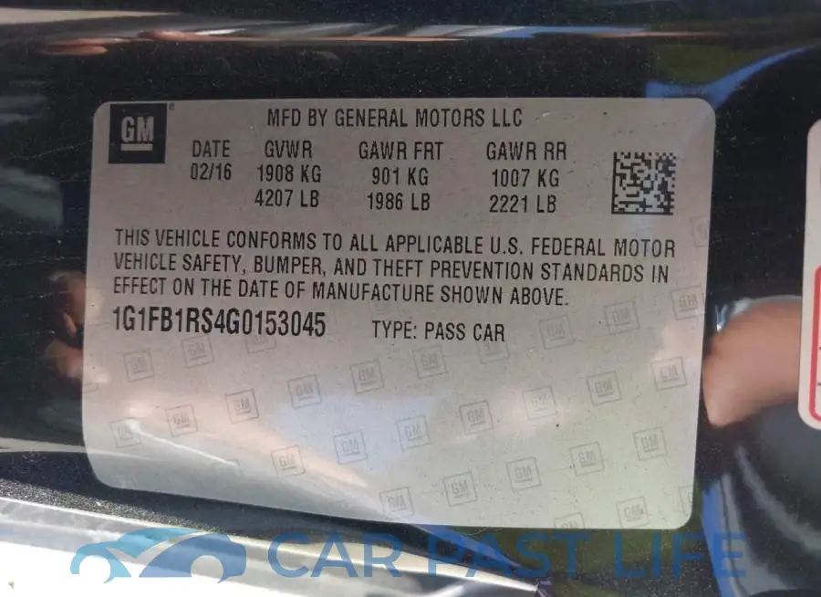 1G1FB1RS4G0153045# 9