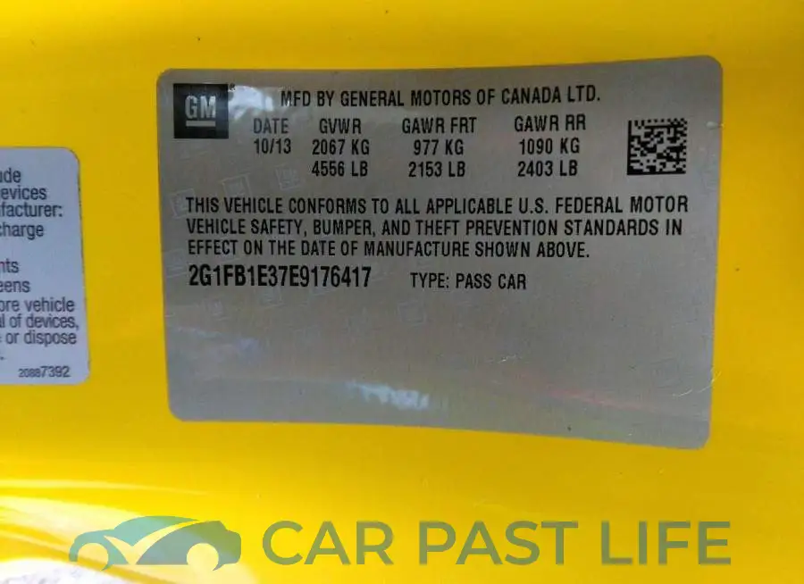 2G1FB1E37E9176417# 9