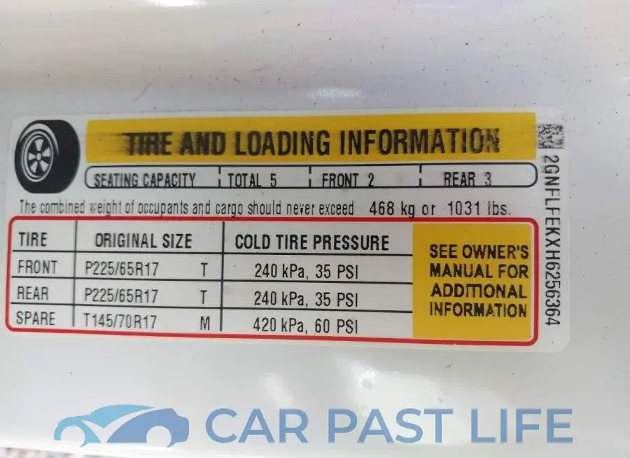 2GNFLFEKXH6256364# 9