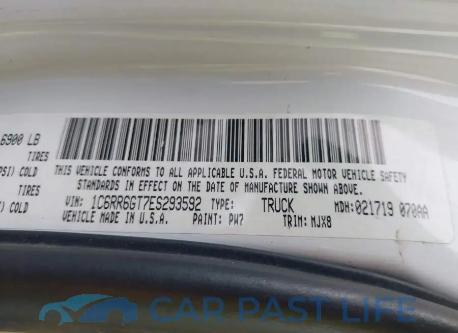 1C6RR6GT7ES293592# 9