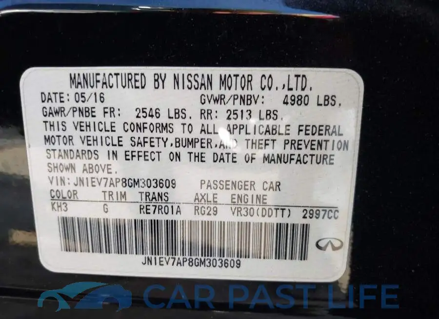JN1EV7AP8GM303609# 9