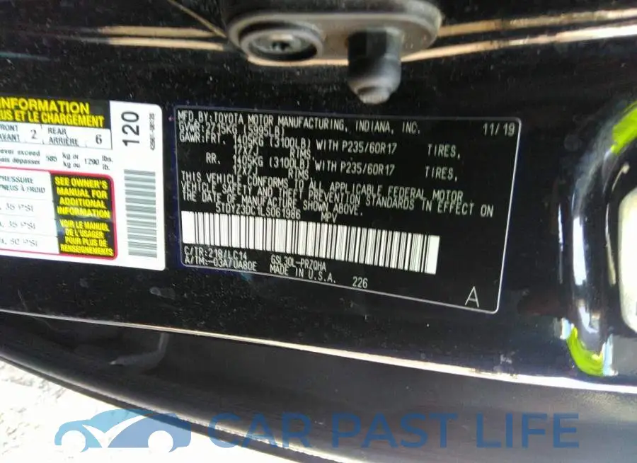 5TDYZ3DC1LS061986# 9